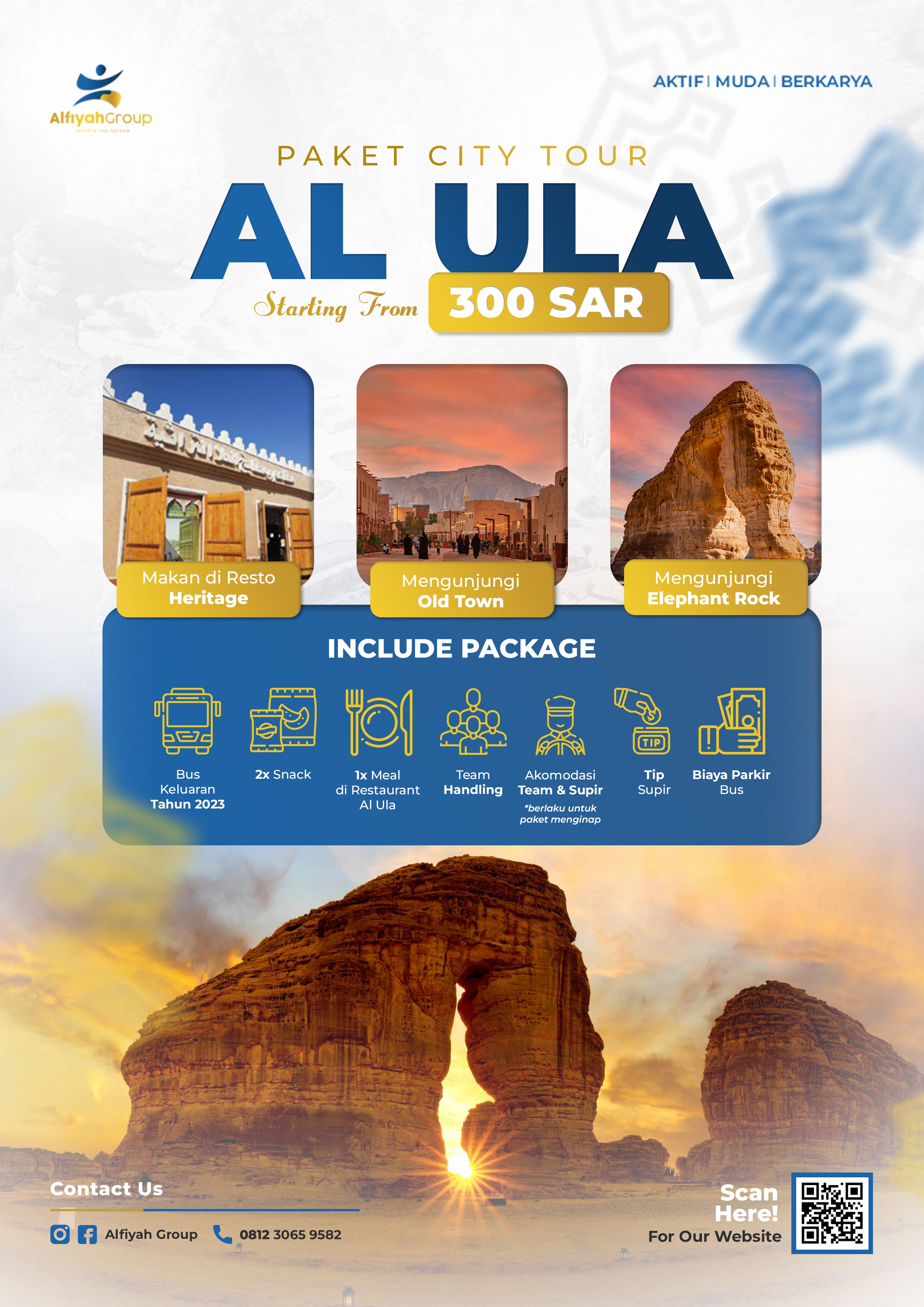 Flyer Paket City Tour Al-Ula